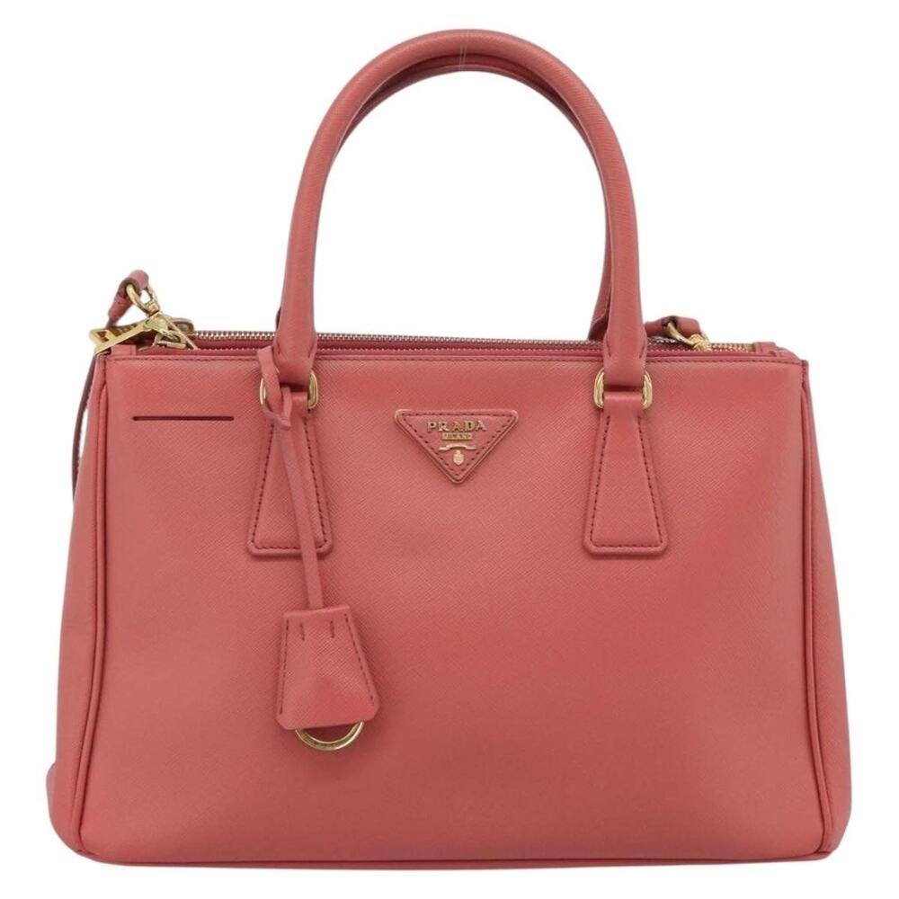 Prada Saffiano Galleria Handbag Pink